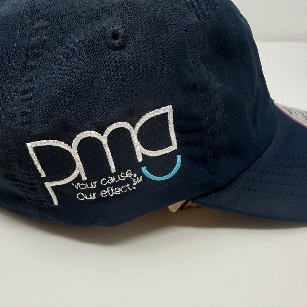 Imperial True Fit Navy Performance Hat Marquis Foundation 20th Annual M Logo - Picture 10 of 10